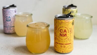 cannabidiol infused beverage can